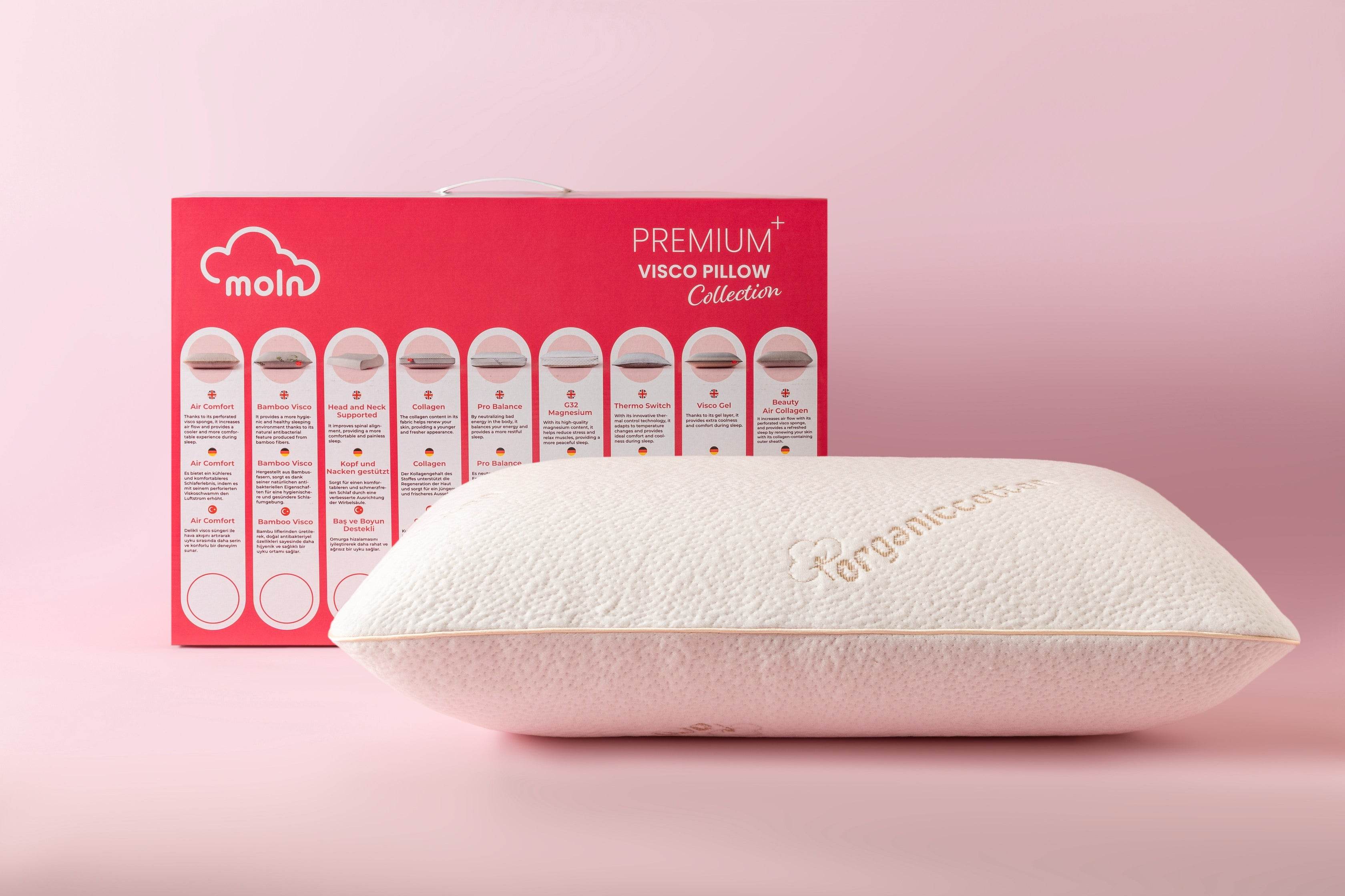 Moln Organic Cotton Visco Yastık | Doğal & Cilt Dostu